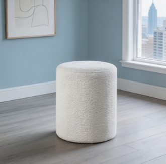 Upholstered Round Ottoman